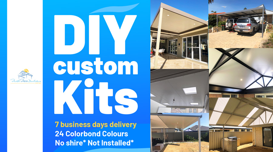 DIY custom kits banner perth patio builders 2